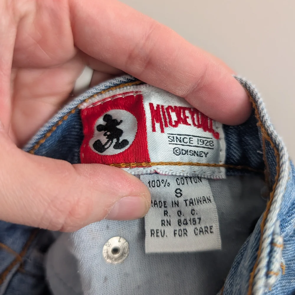 Disney Women's High Rise Jeans - Blue - Picture 8 of 11